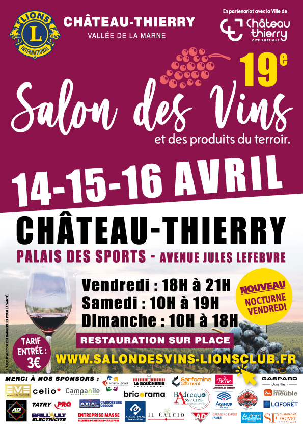 Salon des vins et produits du terroir 2023 ChâteauThierry
