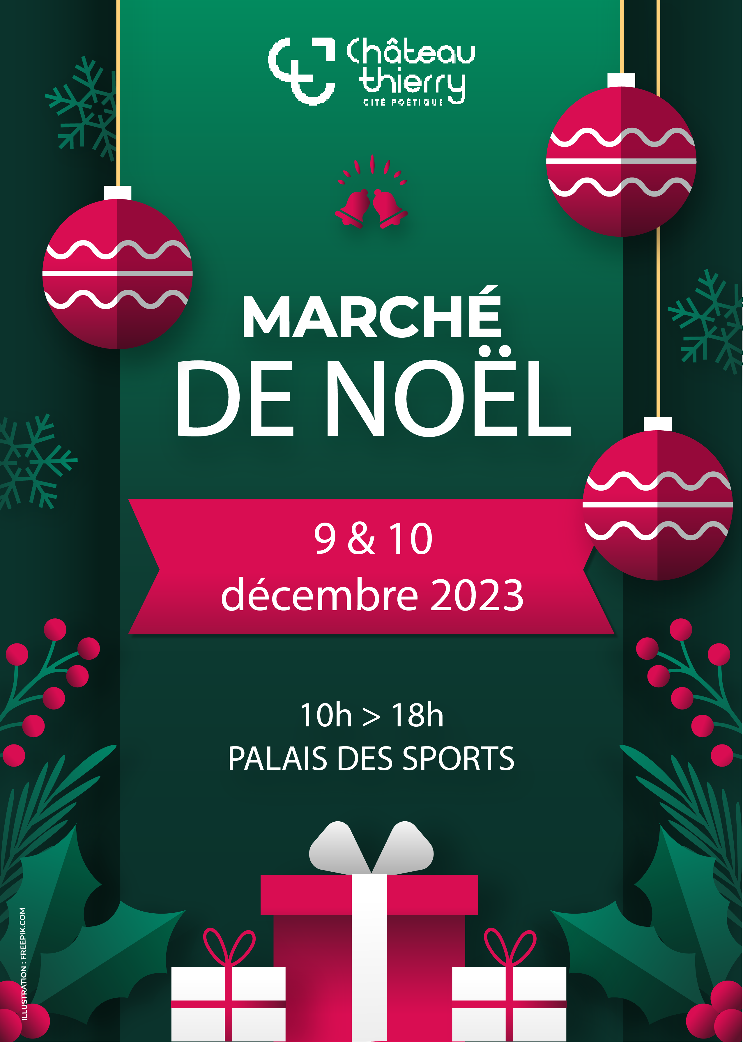 Marché de Noël 2023 de la Ville de ChâteauThierry ChâteauThierry