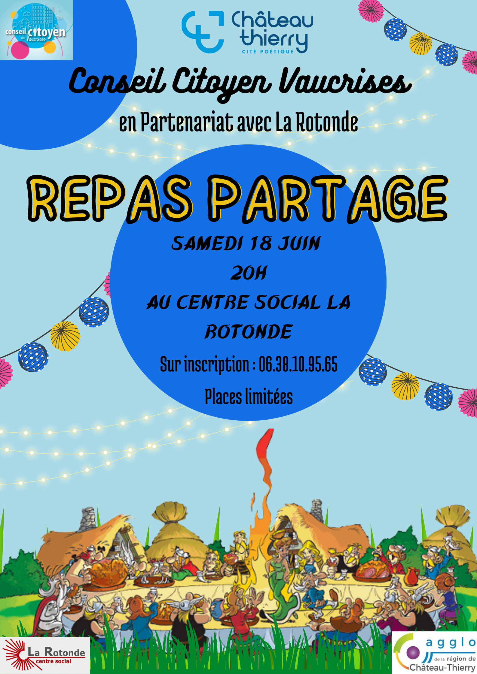 Repas partagé organisé par le Conseil citoyen des Vaucrises | Château ...