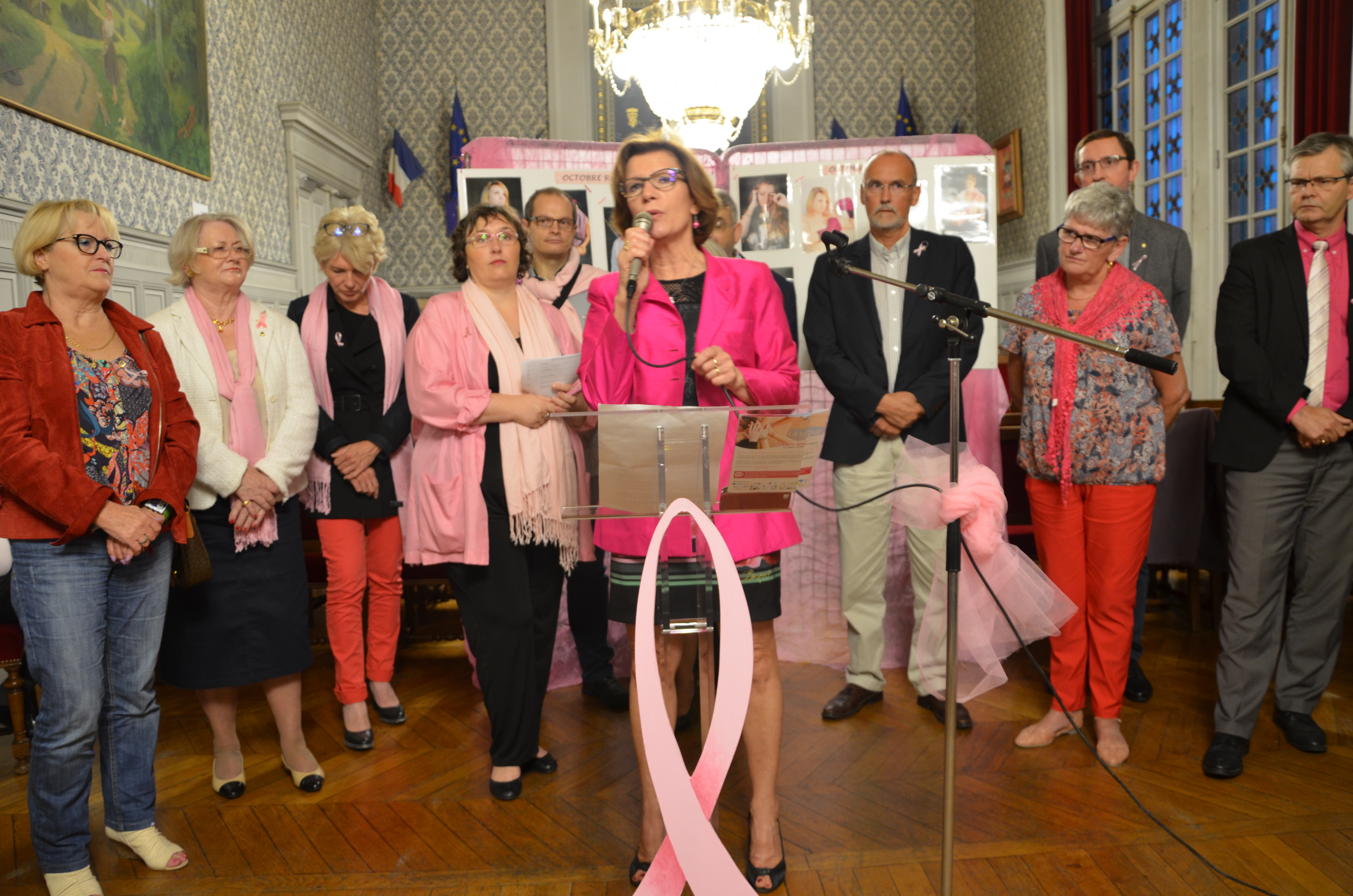 Lancement d'Octobre Rose 2016 © Ville de Château-Thierry