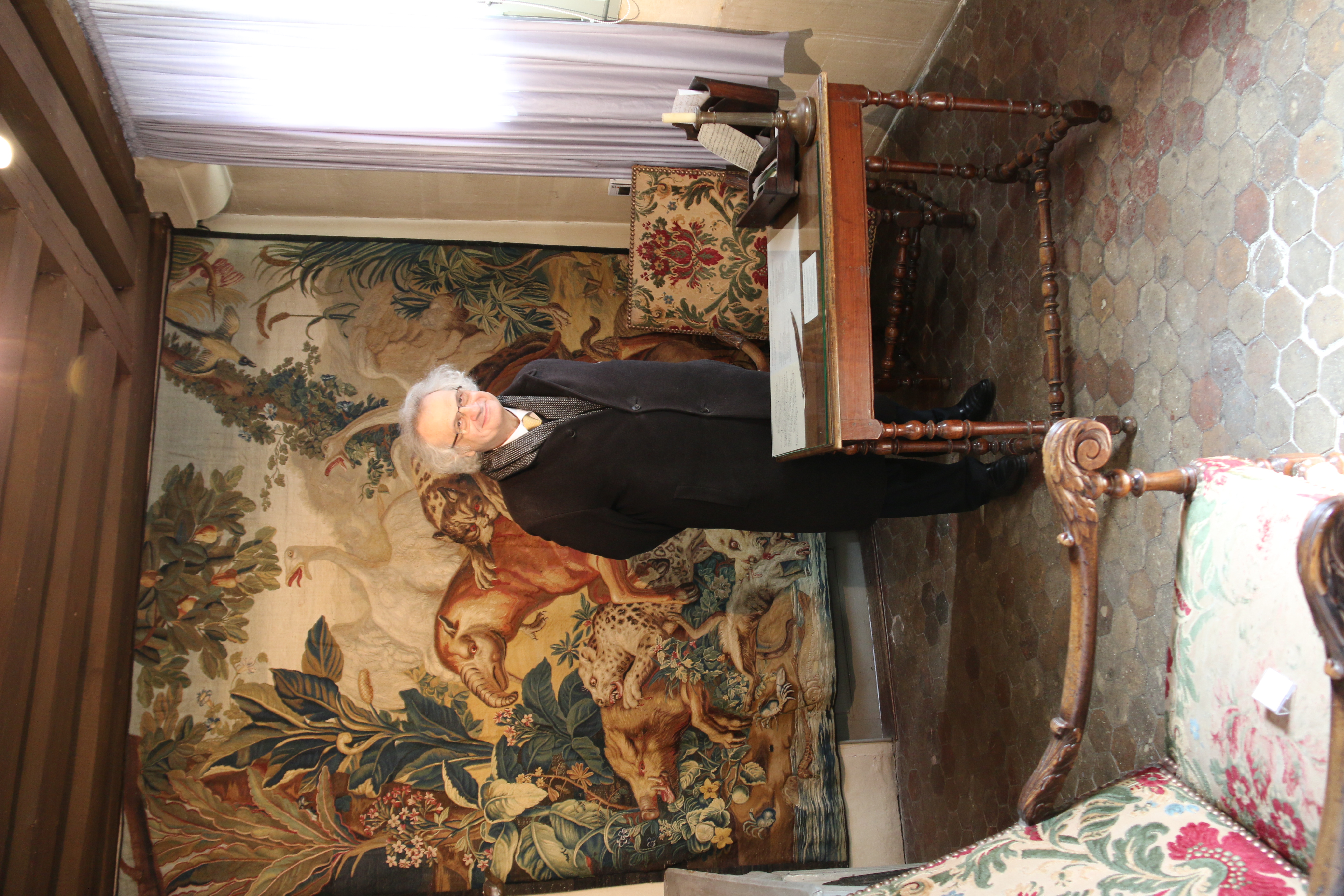 Amin Maalouf dans le bureau d'écriture de Jean de La Fontaine