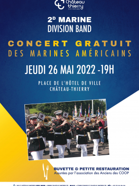 Affiche Concert Marine Division Band