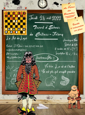 Affiche Tournoi d'échecs