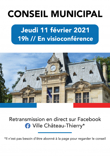Conseil municipal du 11 février 2021 | Château-Thierry