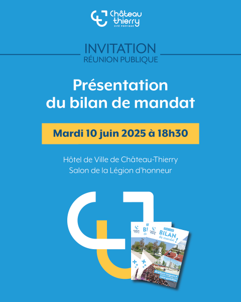 Réunions publique de présentation du bilan de mandat