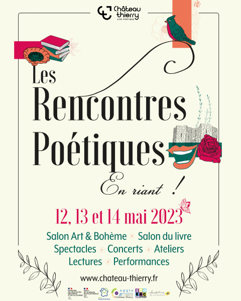 3e édition des rencontres poétiques - 12, 13 et 14 mai 2023