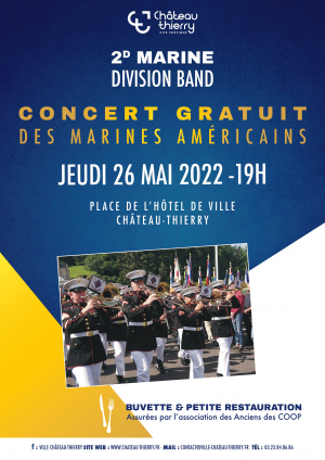 Affiche Concert Marine Division Band