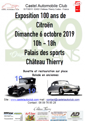 Exposition 100 ans de Citroën