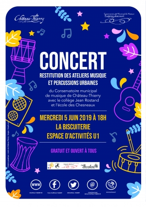 Concert Restitution des Ateliers Musique