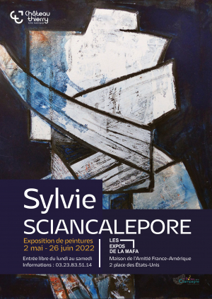 Affiche expo Sylvie Sciancalepore