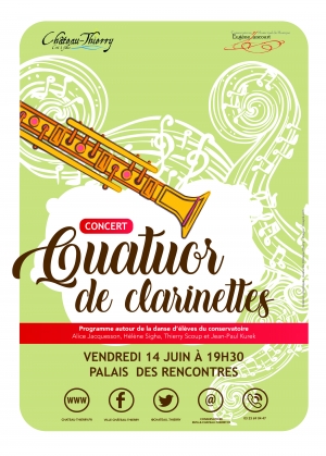 Concert Quatuor de clarinettes