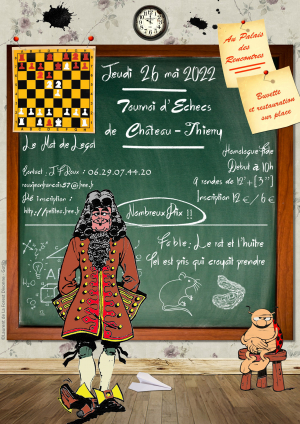 Affiche Tournoi d'échecs