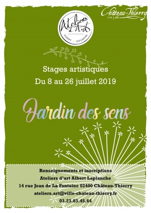 Jardin des sens - Stages artistiques