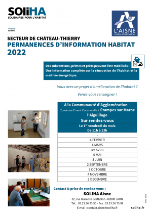 Permanences d'information sur l'habitat