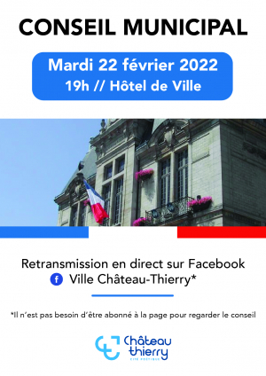 Conseil municipal du 22 février 2022