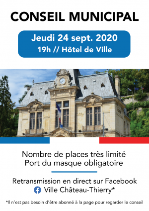Conseil municipal du 24 septembre 2020