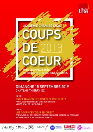 Coups de Coeur 2019 de l'Académie Charles Cros