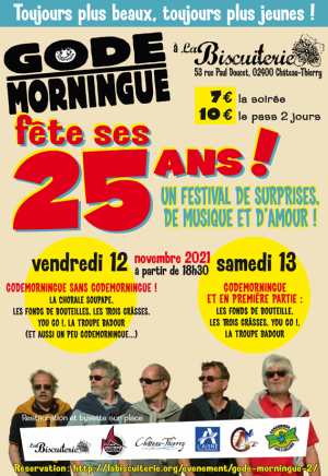 Concert - Gode Morningue fête ses 25 ans !