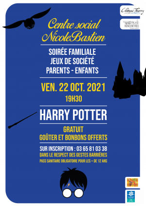 Soirée familiale - Jeux de société sur le thème "Harry Potter"