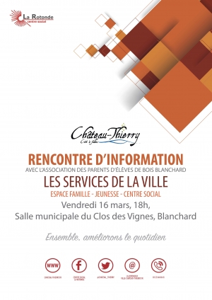 Rencontre d'information : les services municipaux