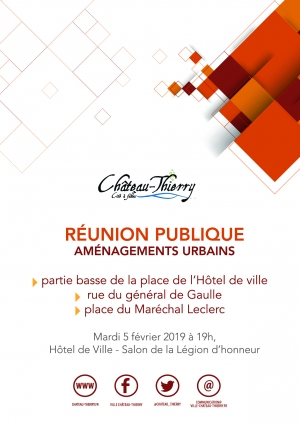 Réunion publique - Aménagements urbains