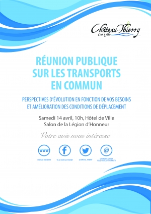 Réunion publique sur les transports en commun