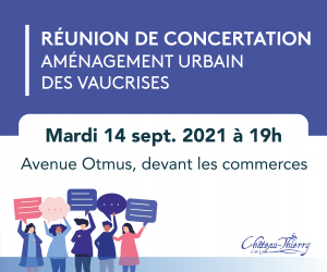 Réunion publique de concertation - Aménagement urbain des Vaucrises