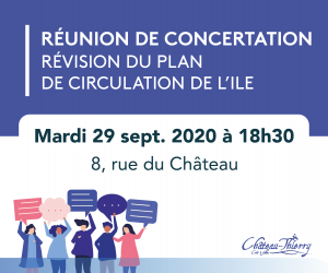 Réunion de concertation publique - Révision du plan de circulation de l'Île