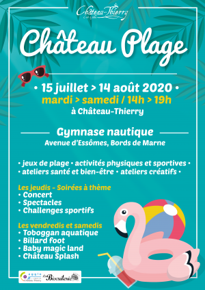 Inauguration de Château Plage - Vendredi 17 juillet 2020 à 17h30