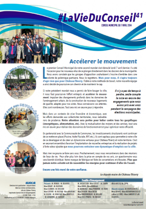 Couverture La vie du conseil n° 41