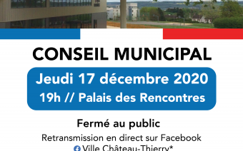 Conseil municipal du 17 décembre 2020