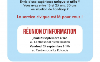 Réunion d'information sur le service civique