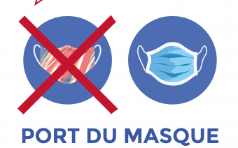 Port du masque non-artisanal obligatoire au sein des sites administratifs municipaux