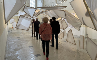 Installation « Luminisme », Ramuntcho Matta, exposition Fablelab, Lizières, 2021
