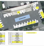 Plan du Village Associatif - Palais des Sports extérieur
