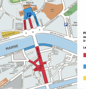 Plan des zones bleues à Château-Thierry