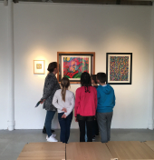 Visite pédagogique, Exposition Multicolorama, 2018