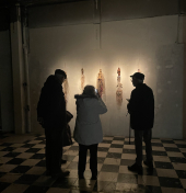 Visite pédagogique, Virginie Clavereau, Exposition METAERRANCE, 2022